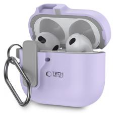 Tech-Protect Tech-Protect AirPods 4 Skal Slim Hook Lavender - Teknikhallen.se