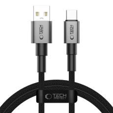 Tech-Protect Tech-Protect 1m 15W/3A USB-C - USB-A Kabel UltraBoost Iron Grey - Teknikhallen.se