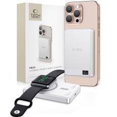 Tech-Protect Tech-Protect 5000 mAh MagSafe Powerbank LifeMag Silver - Teknikhallen.se