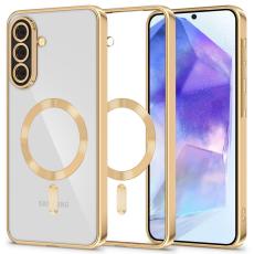 Tech-Protect Tech-Protect Galaxy A56 5G Skal MagSafe MagFlex Shiny Gold - Teknikhallen.se