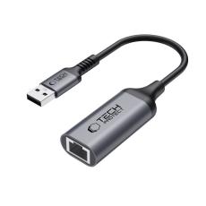 Tech-Protect Tech-Protect USB 3.0 - RJ45 Ethernet Adapter Ultraboost Svart - Teknikhallen.se