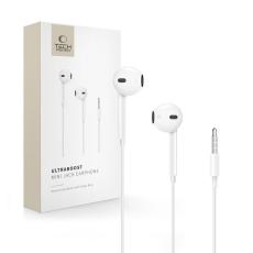 Tech-Protect Tech-Protect In-Ear H&ouml;rlurar 3.5 mm AUX UltraBoost Vit - Teknikhallen.se