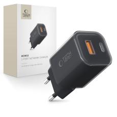Tech-Protect Tech-Protect 33W V&auml;ggladdare PD QC USB-C / USB-A Svart - Teknikhallen.se