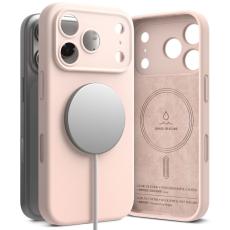 Ringke Ringke iPhone 17 Pro Max Skal MagSafe Silikon Pink Sand - Teknikhallen.se
