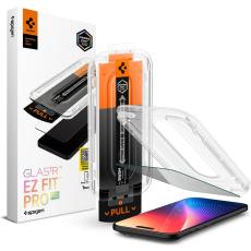 Spigen Spigen iPhone Air Sk&auml;rmskydd GLAS.tR "Ez Fit Pro" Privacy - Teknikhallen.se