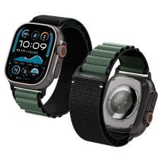 Spigen Spigen Apple Watch 42/44/45/46/49 mm Armband Svart/Gr&ouml;n - Teknikhallen.se