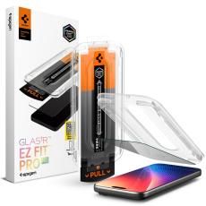 Spigen Spigen iPhone 17 Pro Max/16 Pro Max Sk&auml;rmskydd GLAS.tR "Ez Fit Pro" - Teknikhallen.se