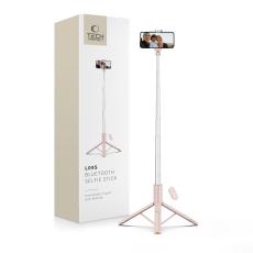Tech-Protect Tech-Protect 146 cm Bluetooth Selfiestick Tripod Rosa - Teknikhallen.se