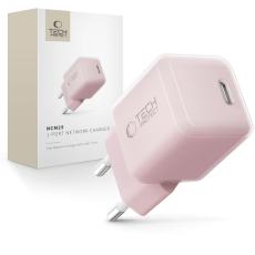 Tech-Protect Tech-Protect 25W PD USB-C V&auml;ggladdare Baby Pink - Teknikhallen.se