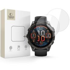 Tech-Protect Tech-Protect Garmin Fenix 8 47 mm 2-PACK Sk&auml;rmskydd GlassFit+ - Teknikhallen.se