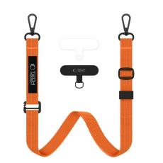 Tech-Protect Tech-Protect Mobilsn&ouml;re CrossBody Rope Cosmic Orange - Teknikhallen.se