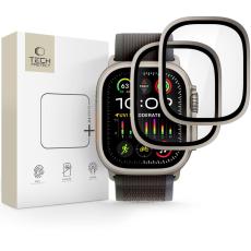 Tech-Protect Tech-Protect Apple Watch 1 / 2 49 mm 2-PACK Sk&auml;rmskydd Titanium - Teknikhallen.se