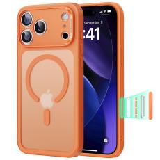 ESR ESR iPhone 17 Pro Max Skal MagSafe Classic Hybrid Frosted Orange - Teknikhallen.se
