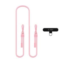 Tech-Protect Tech-Protect Mobilsn&ouml;re CrossBody Rope Steel Baby Pink - Teknikhallen.se