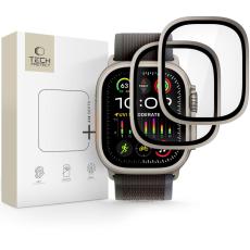 Tech-Protect Tech-Protect Apple Watch Ultra 49 mm 2-PACK Sk&auml;rmskydd GlassRing - Teknikhallen.se