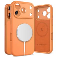 Tech-Protect Tech-Protect iPhone 17 Pro Max Skal MagSafe Silicone Cosmic Orange - Teknikhallen.se