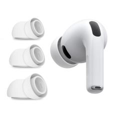 Tech-Protect Tech-Protect AirPods Pro 3 3-PACK &Ouml;ronpluggar Vit - Teknikhallen.se