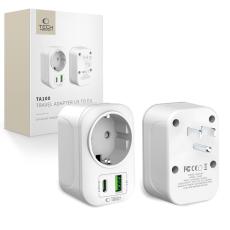 Tech-Protect Tech-Protect Reseadapter US Till EU Vit - Teknikhallen.se