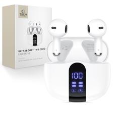 Tech-Protect Tech-Protect H&ouml;rlurar In-Ear UltraBoost TWS Vit - Teknikhallen.se