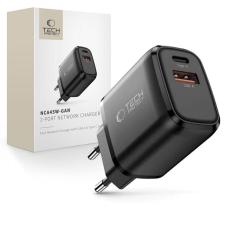 Tech-Protect Tech-Protect 45W PD QC3.0 V&auml;ggladdare USB-C / USB-A Svart - Teknikhallen.se
