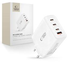 Tech-Protect Tech-Protect 120W V&auml;ggladdare PD QC3.0 USB-C/USB-A Vit - Teknikhallen.se