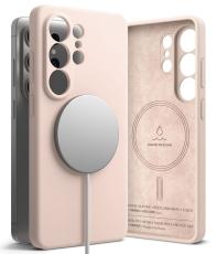Ringke Ringke Galaxy S26 Ultra Skal MagSafe Silicone Pink Sand - Teknikhallen.se