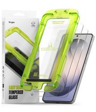 Ringke Ringke Galaxy S26 2-PACK Easy Slide Sk&auml;rmskydd H&auml;rdat Glas - Teknikhallen.se