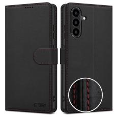 Tech-Protect Tech-Protect Galaxy A57 5G Fodral L&auml;der Svart / R&ouml;d - Teknikhallen.se