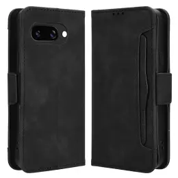  Google Pixel 9a Fodral Med Avtagbart Kortfodral Svart - Teknikhallen.se