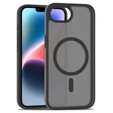  iPhone 17e / 16e Skal MagSafe Skin Touch Svart - Teknikhallen.se