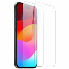 NORTHJO NORTHJO iPhone 17 2-PACK Sk&auml;rmskydd H&auml;rdat Glas - Teknikhallen.se