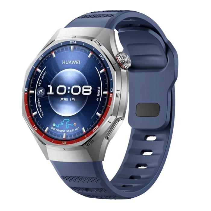 Bild 3,  Huawei Watch GT 6 Pro 46 mm Armband AeroSilicone Blå - Teknikhallen.se