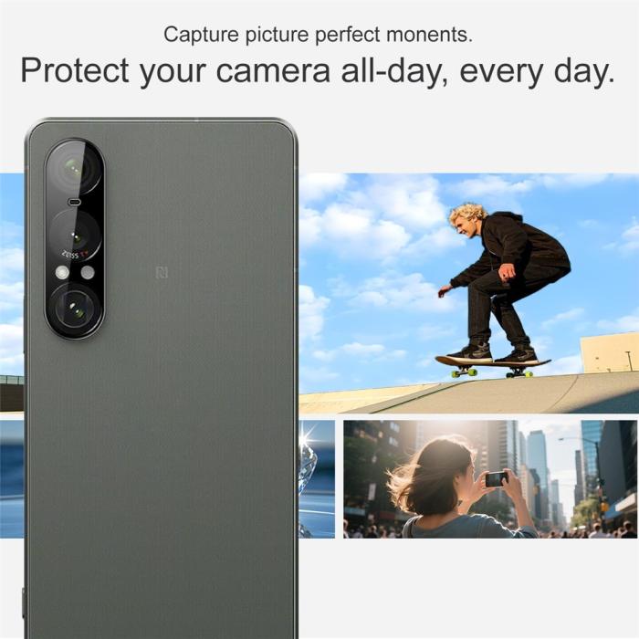 Bild 5, IMAK IMAK Sony Xperia 1 VII Linsskydd Härdat Glas Svart - Teknikhallen.se