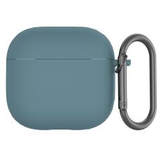  AirPods 4 Skal Med Karbinhake Silikon Gr&ouml;n - Teknikhallen.se