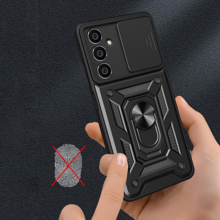 Bild 5,  Samsung Galaxy S23 FE Skal CamShield Ring Hybrid Silver - Teknikhallen.se