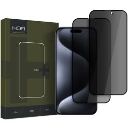 HOFI HOFI iPhone 16 Pro Max 2-PACK Skärmskydd Anti Spy Pro+ Privacy - Teknikhallen.se