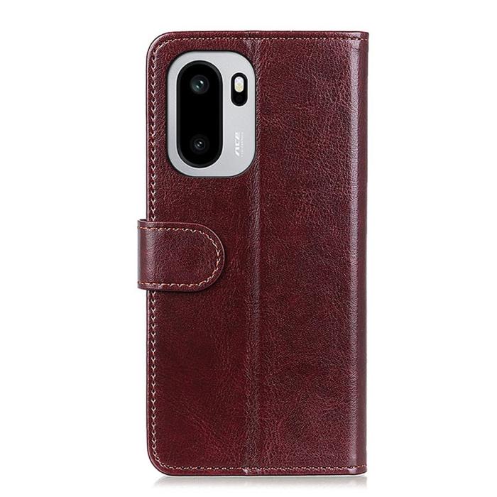 Bild 6,  OnePlus 15R Fodral Crazy Horse Läder Brun - Teknikhallen.se