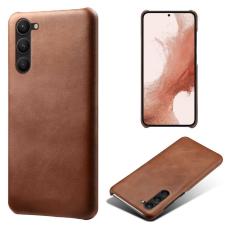  Samsung Galaxy S24 Plus L&auml;derbelagt Skal Brun - Teknikhallen.se