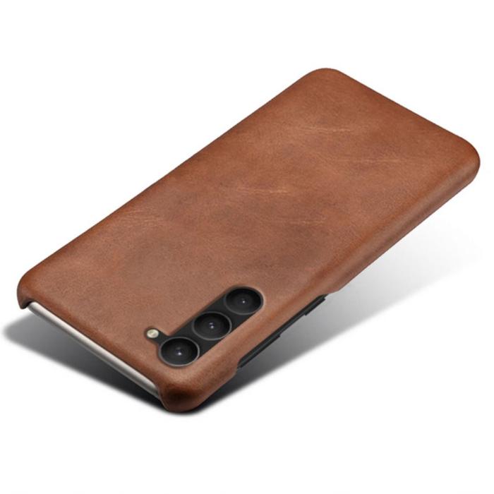 Bild 3,  Samsung Galaxy S24 Plus Läderbelagt Skal Brun - Teknikhallen.se