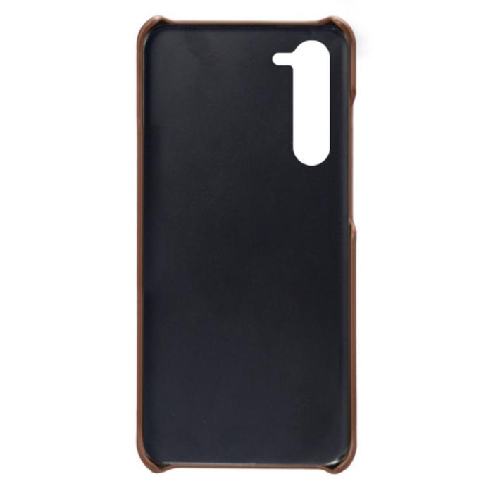 Bild 4,  Samsung Galaxy S24 Plus Läderbelagt Skal Brun - Teknikhallen.se