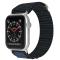 ColorPop Apple Watch 42/44/45/49 mm Armband Alpine Pro Loop Svart/Midnight Blue - Teknikhallen.se