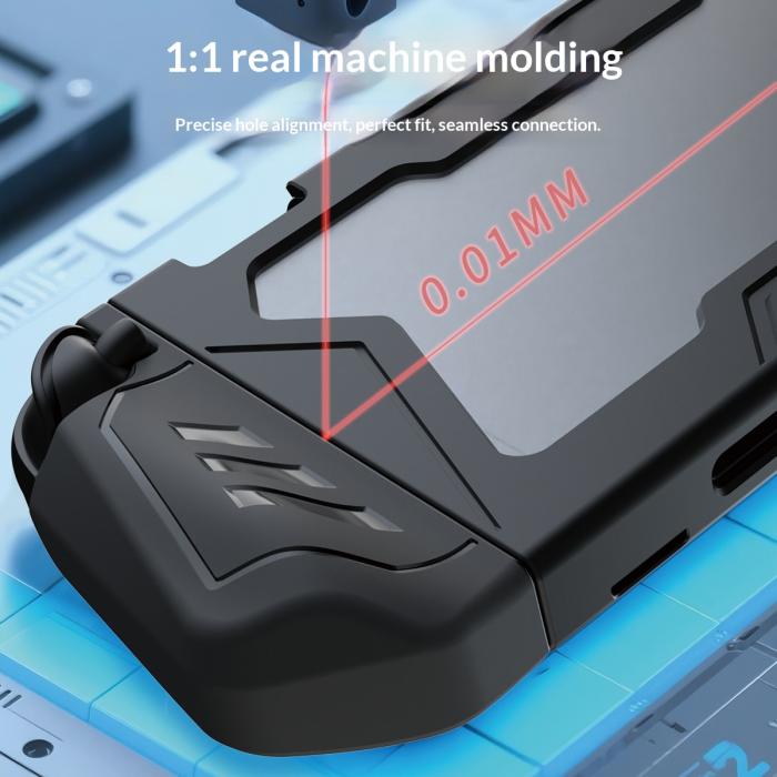 Bild 4,  Nintendo Switch 2 Skal Med Skärmskydd Härdat Glas Svart - Teknikhallen.se