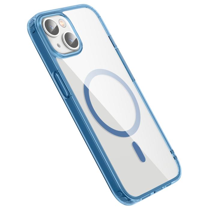 Bild 3, ColorPop ColorPop iPhone 14 Plus Skal CH MagSafe Transparent/Mörk Blå - Teknikhallen.se
