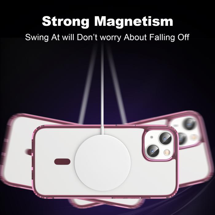 Bild 5, ColorPop ColorPop iPhone 14 Plus Skal CH MagSafe Transparent/Mörk Blå - Teknikhallen.se