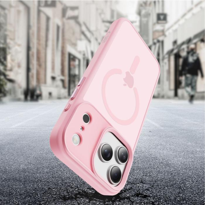Bild 6, Tech-Protect Tech-Protect iPhone 17 Pro Skal MagSafe MagMat Rosa - Teknikhallen.se