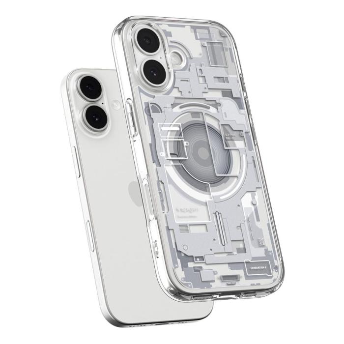 Bild 5, Spigen Spigen iPhone 17 Skal MagSafe Ultra Hybrid Zero One Vit - Teknikhallen.se
