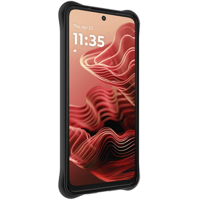 Bild 6, IMAK IMAK Motorola Moto G35 5G Skal Waterdrop Matt Svart - Teknikhallen.se