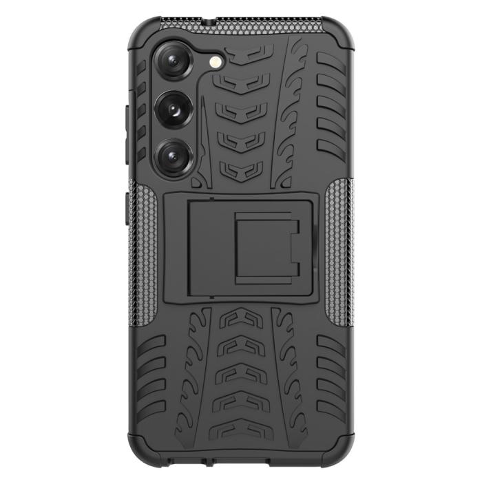 Bild 2,  Samsung Galaxy S23 Skal Ultimata Stöttåligt med Stöd Svart - Teknikhallen.se