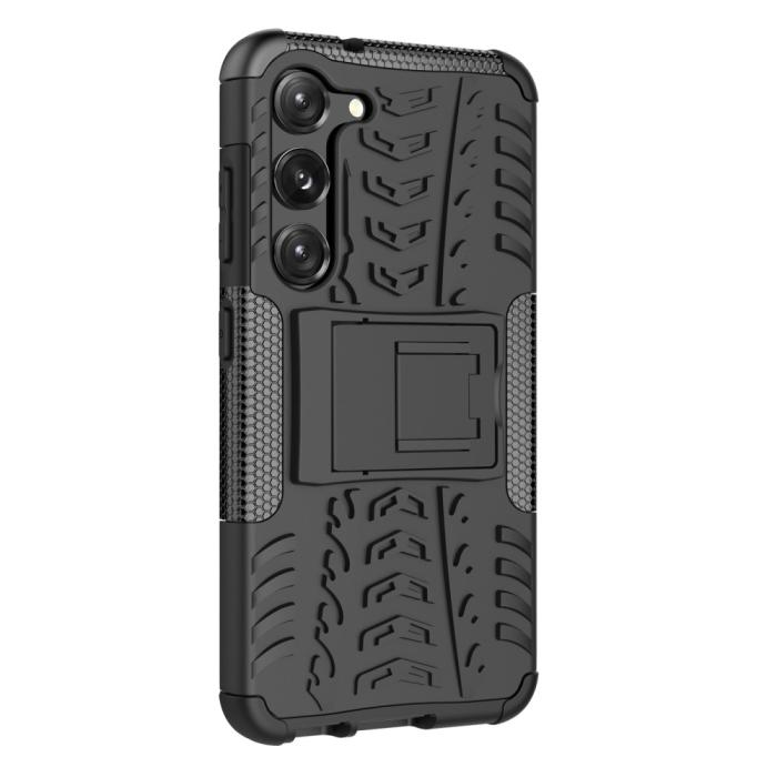 Bild 3,  Samsung Galaxy S23 Skal Ultimata Stöttåligt med Stöd Svart - Teknikhallen.se