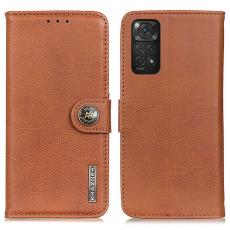 KHAZNEH KHAZNEH Xiaomi Redmi Note 11 4G Fodral L&auml;der Brun - Teknikhallen.se